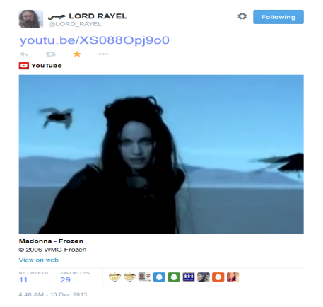 C:\Users\Dell\Desktop\Corey Work\Pictures\Dated Screen Captures\Lord RayEl 'Frozen' Tweet - December 10th 2013.png