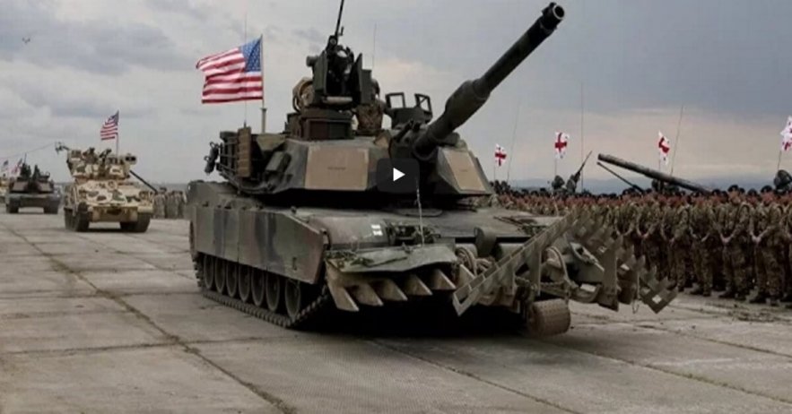 U.S. TROOPS AMASS ON RUSSIAN BORDER U.S. TROOPS AMASS ON RUSSIAN BORDER